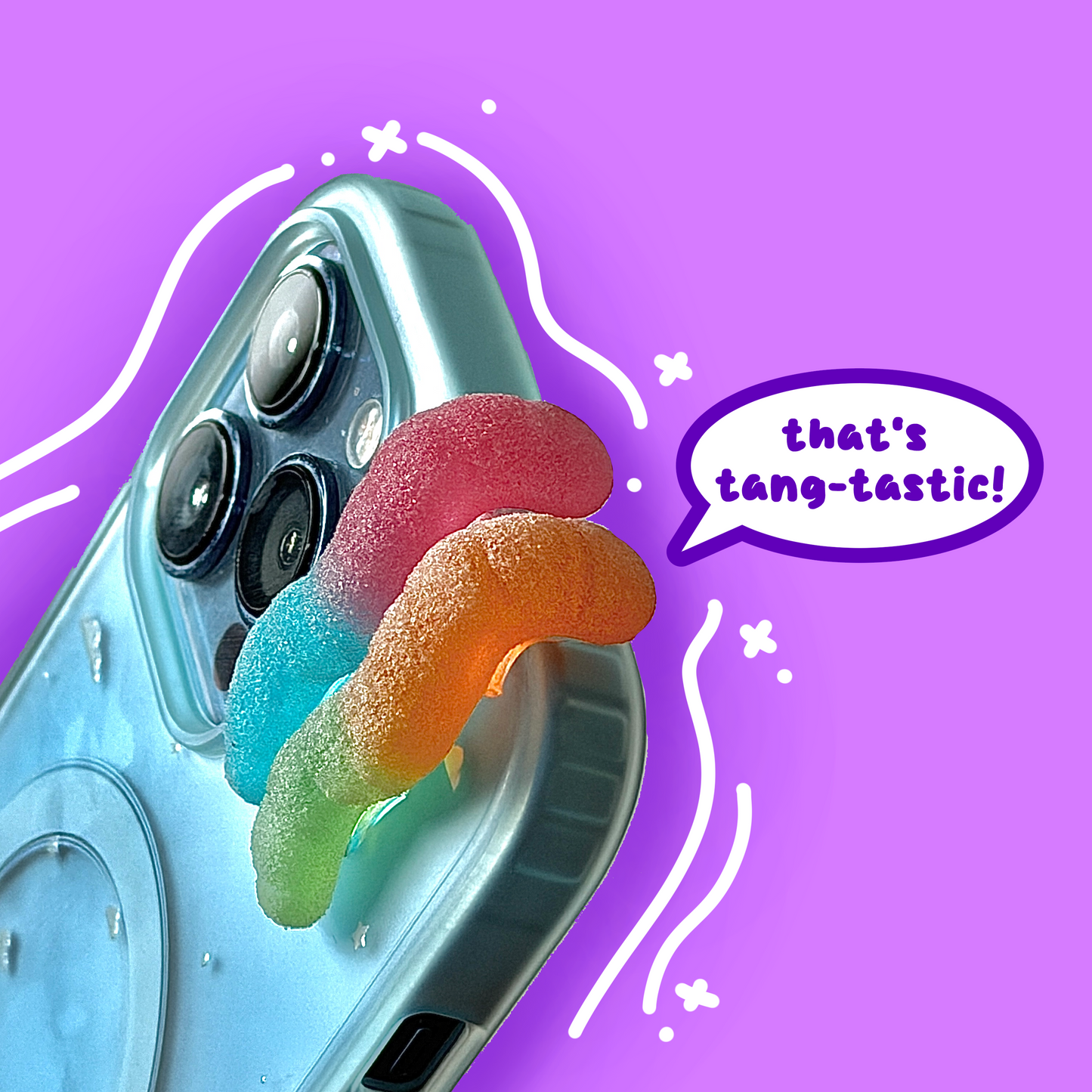 Single Sour Gummy Worm Hipper Blind Bag