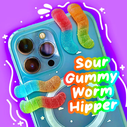 Single Sour Gummy Worm Hipper Blind Bag