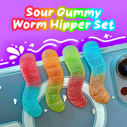 Full Set Sour Gummy Worm Hipper